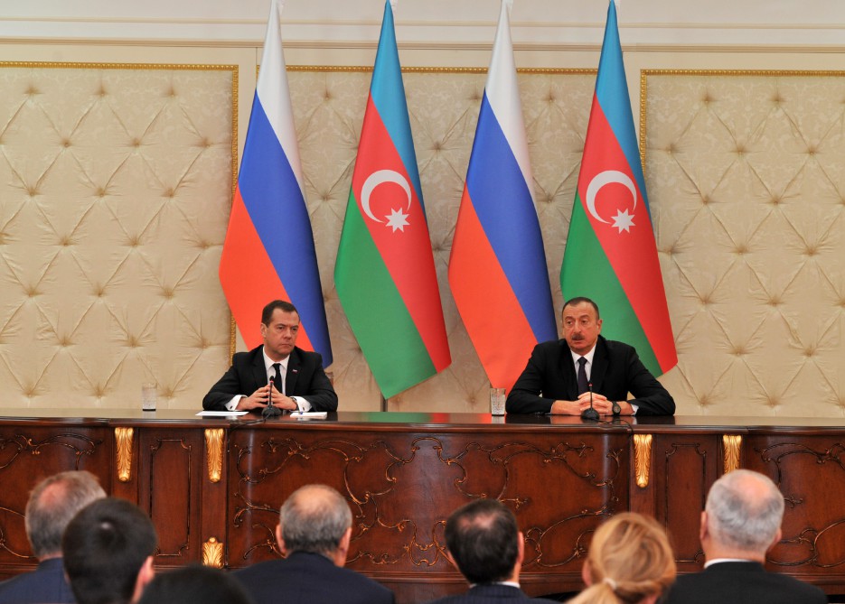 President Aliyev: Medvedev’s visit - proof of friendly attitude to Azerbaijan