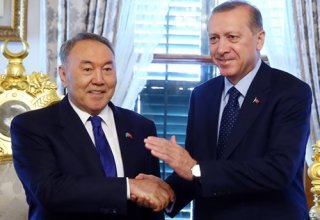 Cumhurbaşkanı Erdoğan, Kazakistan Cumhurbaşkanı Nazarbayev ile Görüştü