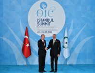 Azerbaijani president participating in 13th OIC Islamic Summit Conference (PHOTO)