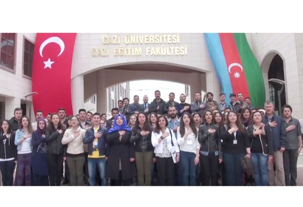 Гимн Азербайджана – социальный проект турецких студентов (ВИДЕО)