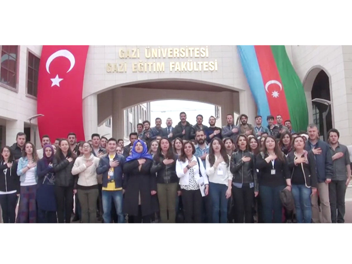 Гимн Азербайджана – социальный проект турецких студентов (ВИДЕО)