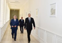 Президент Ильхам Алиев принял участие в открытии нового административного здания ОАО «Азеравтойол»