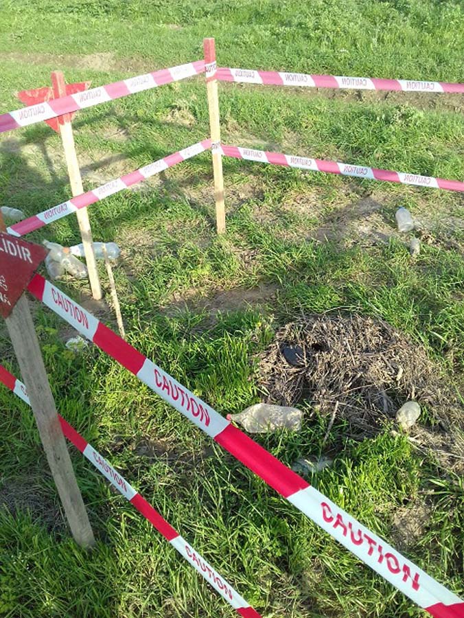В Азербайджане в реке обнаружено пять противопехотных мин (ФОТО)