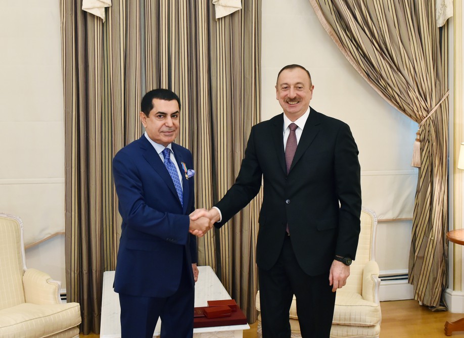 President Aliyev presents ‘Dostluq’ Order to UN High Representative for Alliance of Civilizations