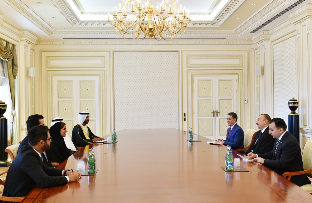 Президент Азербайджана принял госминистра толерантности ОАЭ