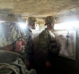 Глава минобороны Азербайджана встретился с военнослужащими, несущими дежурство на освобожденных территориях (ФОТО)