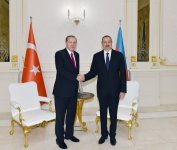 В Баку состоялась встреча Президентов Азербайджана и Турции (ФОТО)