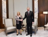 İlham Əliyev Malta Prezidenti Mari-Luiz Koleyro Preka ilə görüşüb (FOTO)