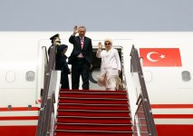 Turkish president ends working visit to Azerbaijan