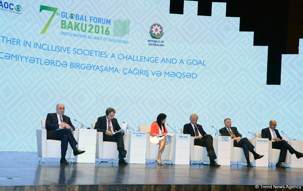 Bakü'de düzenlenen BM Medeniyetler İttifakı 7. Küresel Forumu çalışmaları tamamlandı