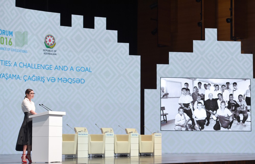 Mehriban Aliyeva: Baku forum to contribute to constructive dialogue, strengthen mutual understanding