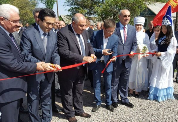 Başbakan Yardımcısı Türkeş Kırgızistan'da TİKA tarafından yaptırılan tesisinin açılışına katıldı