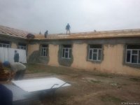 School destroyed by Armenian shelling being restored in Azerbaijan’s Aghdam