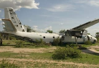 Sudan'da askeri uçak düştü: 5 ölü
