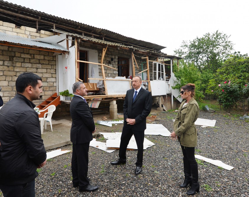 Prezident İlham Əliyev: Ermənilərin Ordumuza gücü çatmır, mülki əhalini atəşə tuturlar (FOTO)