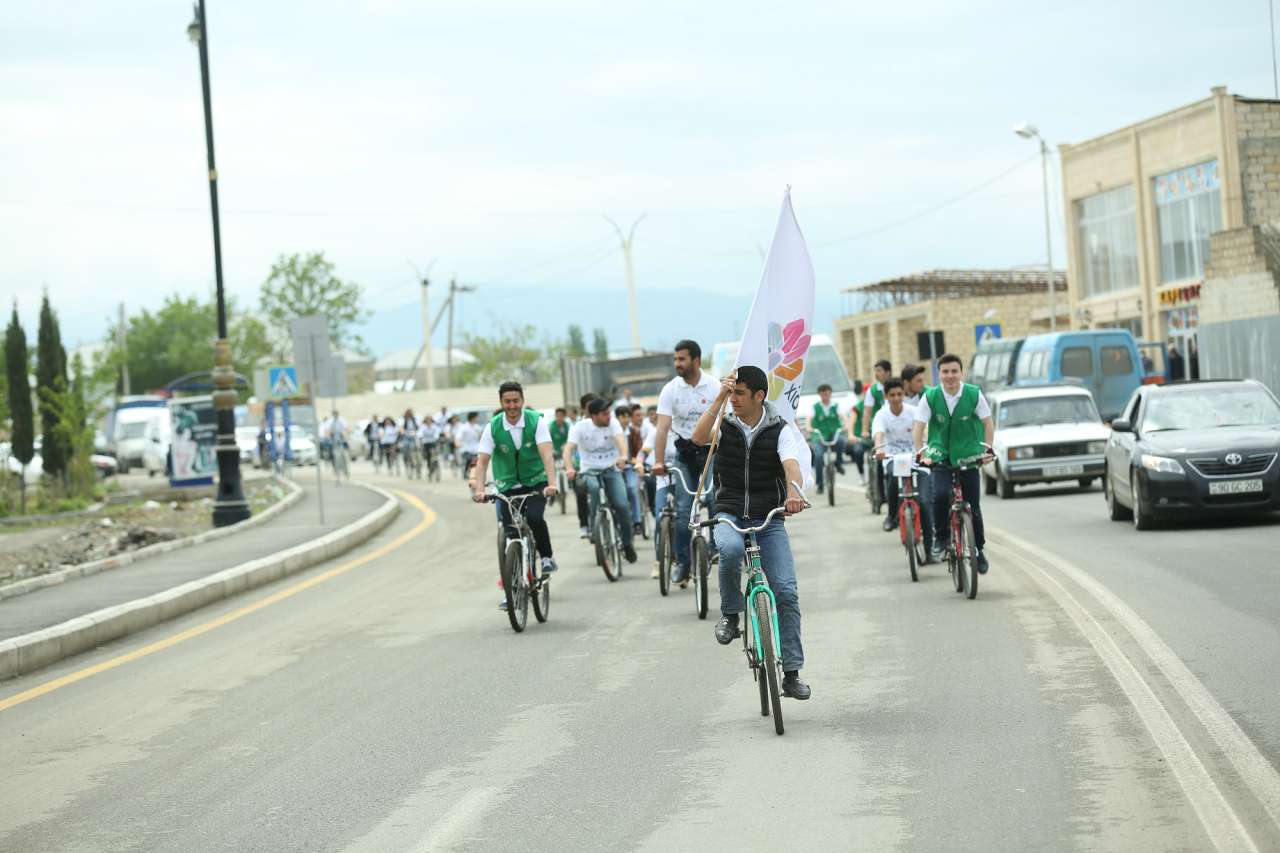 Gənclər Paytaxtında veloyürüş (FOTO)