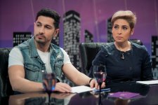 Победитель "Евровидения" в гостях у азербайджанских ведущих (ФОТО, ВИДЕО)