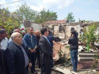 Представители дипкорпуса в Азербайджане осмотрели обстрелянные армянами дома в Агдамском районе (ФОТО)