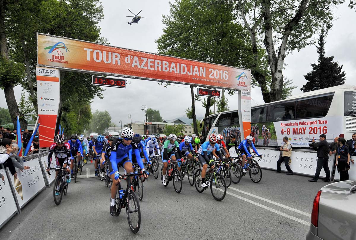 Азербайджанский велосипедист стал победителем третьего этапа «Tour d`Azerbaidjan-2016» (ФОТО)