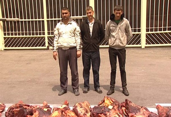 В Баку предотвращена продажа 945 кг некачественного мяса (ФОТО)