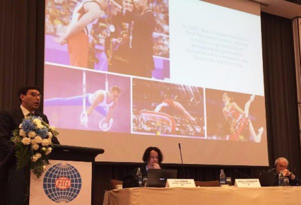 2017-ci ildə Bakı ilk dəfə Beynəlxalq Gimnastika Federasiyası Şurasının iclasına ev sahibliyi edəcək