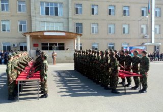 Молодые солдаты ВС Азербайджана приняли присягу (ФОТО)