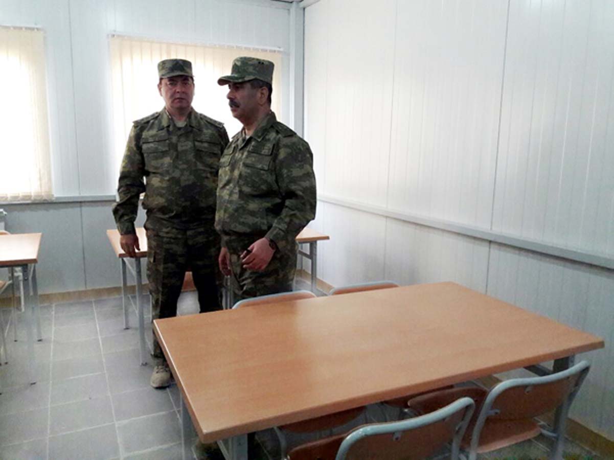 Azerbaycan askeri temas bölgesinde yeni askeri üssünü kullanıma açtı (Fotoğraf)