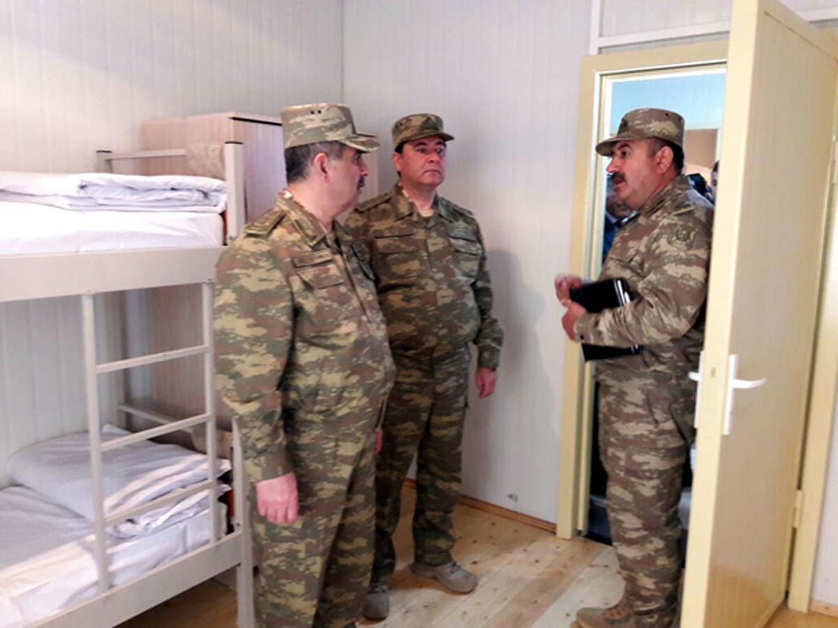 Azerbaycan askeri temas bölgesinde yeni askeri üssünü kullanıma açtı (Fotoğraf)