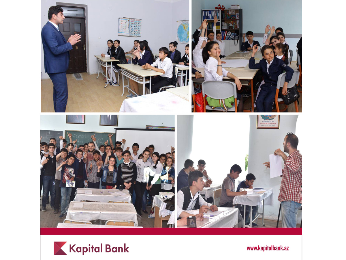 При поддержке Kapital Bank в рамках программы Teach for Azerbaijan проведены первые уроки