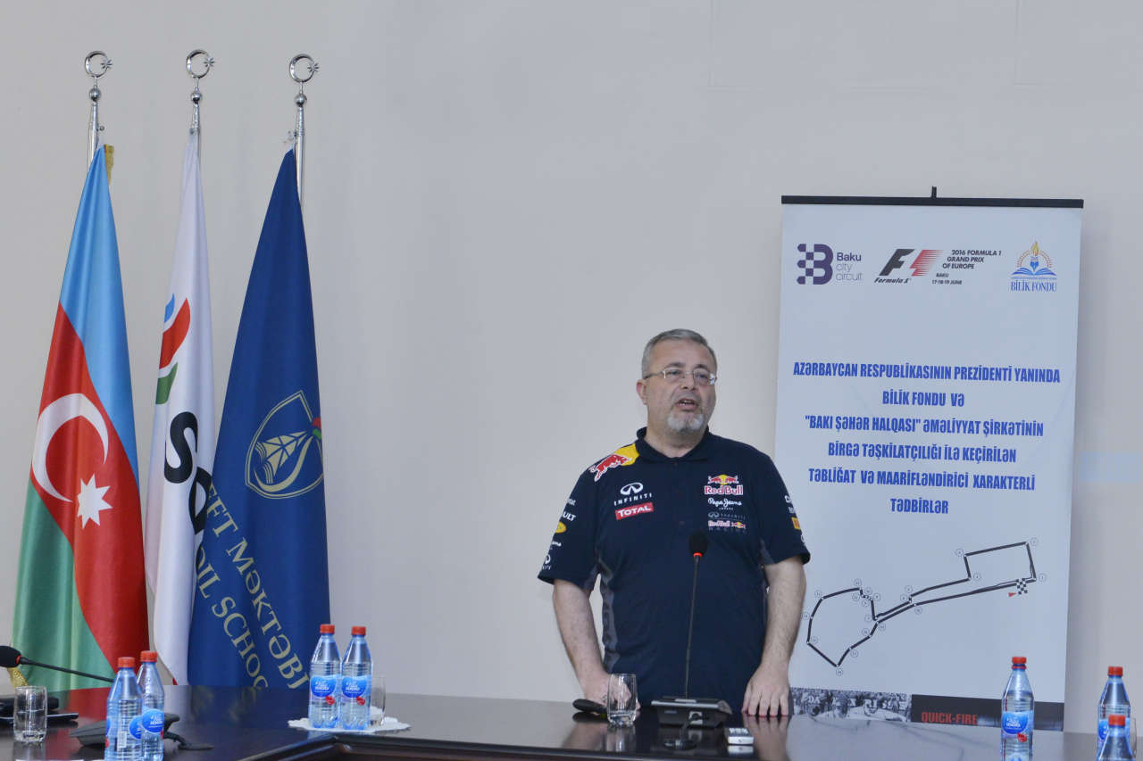 Formula 1 presentation at Baku Higher Oil School