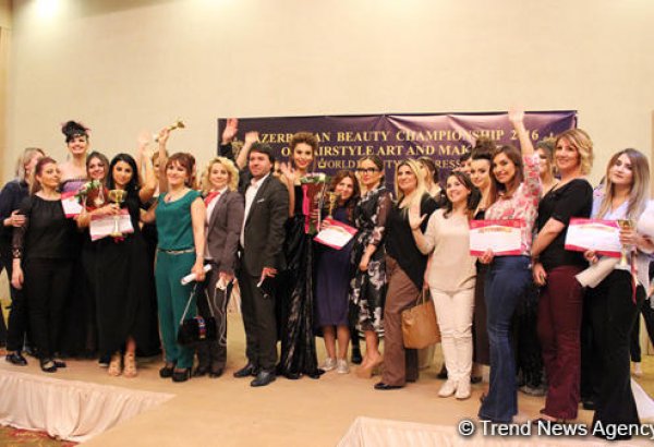 Определены победители чемпионата Азербайджана по парикмахерскому искусству и макияжу (ФОТО)