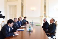 Президент Ильхам Алиев принял делегацию, возглавляемую министром сельского хозяйства Ирана