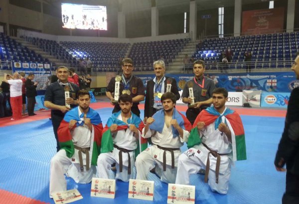 Azərbaycan idmançıları Kyokuşinkay və ŞinKyokuşinkay karate üzrə Avropa çempionatında 5 medal qazanıblar (FOTO)