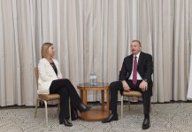 Azerbaijan's president meets with EU high representative