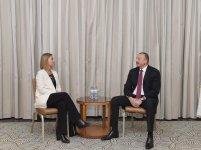 Azerbaijan's president meets with EU high representative