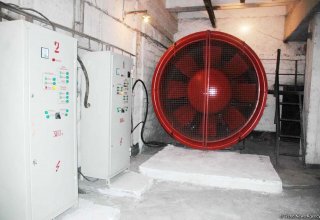 Ötən il Bakı metropoliteni 10 yeni ventilyator alıb