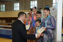 Akrobatika gimnastikası üzrə Azərbaycan və Bakı birinciliyinin qaliblərinin mükafatlandırma mərasimi keçirilib (FOTO)