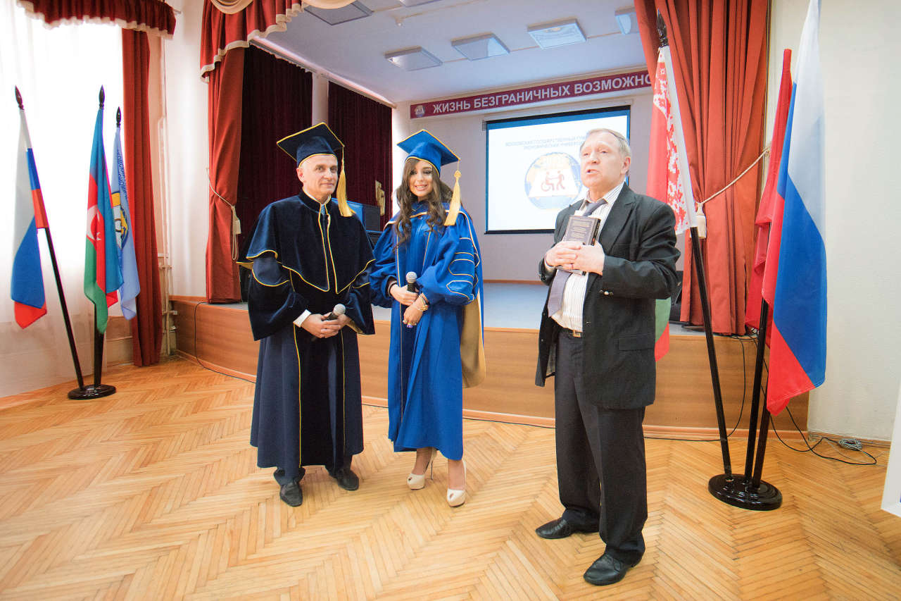 Leyla Aliyeva receives diploma of Honorary Professor of Moscow State University (PHOTO)