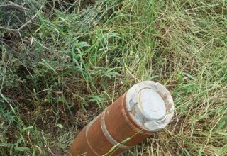 В прифронтовых районах Азербайджана обезврежены два неразорвавшихся боеприпаса (ФОТО)