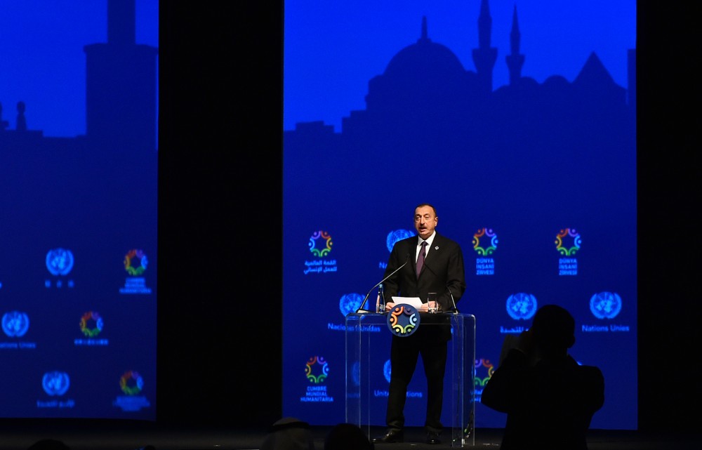 President Aliyev, his spouse participating in first World Humanitarian Summit (PHOTO)
