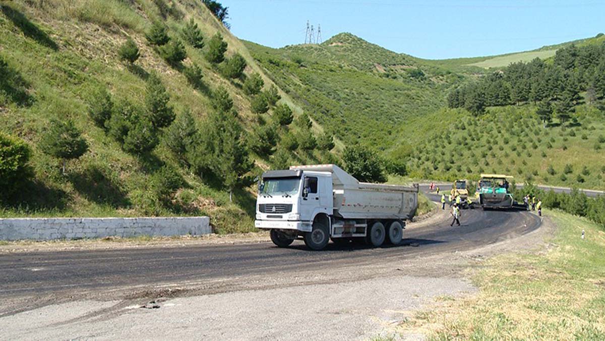14 km-lik "Ağsu aşırımı" təmirə bağlanıb (FOTO/VİDEO)