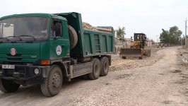 Hökməli-Qobu-Güzdək avtomobil yolu təmir olunur (VİDEO,FOTO)