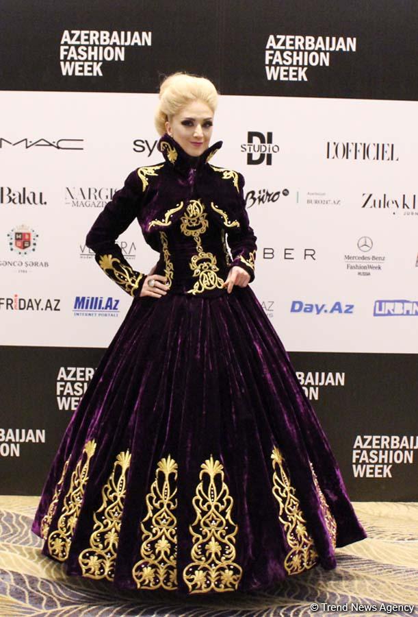 Гюльнара Халилова стала главной моделью дефиле Khafiz Khan  на Azerbaijan Fashion Week (ФОТО)