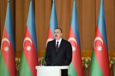 President Aliyev attends official reception on occasion of Azerbaijan's Republic Day