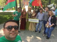 Представители Азербайджана на Международном фестивале тюркской молодежи в Уфе (ФОТО)
