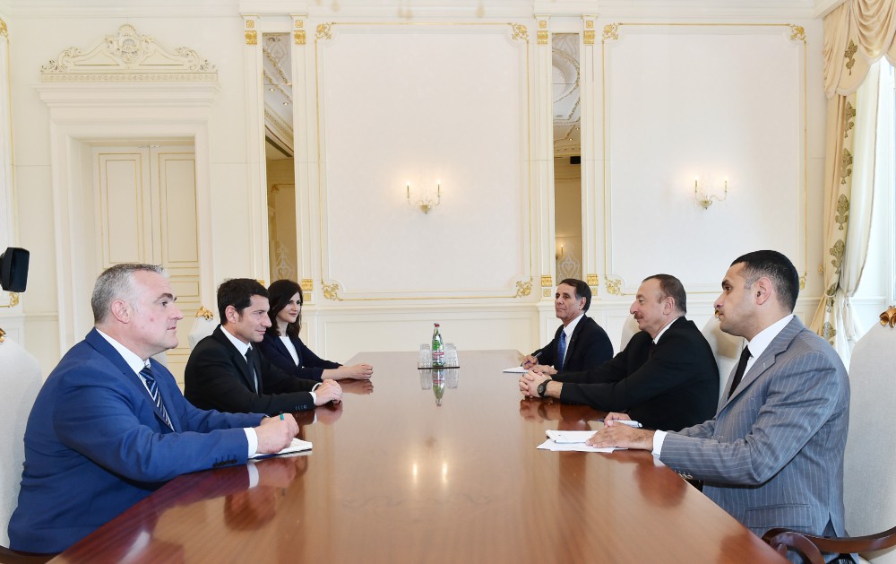 Azerbaijani president receives Cannes mayor