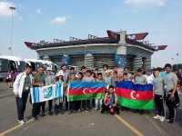 Азербайджанские болельщики в финале Лиги Чемпионов в Милане (ФОТО)