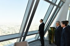 President Ilham Aliyev attends opening of State Oil Company’s new administrative building