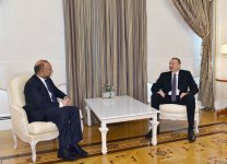 Azerbaijani president receives Afghan national security advisor