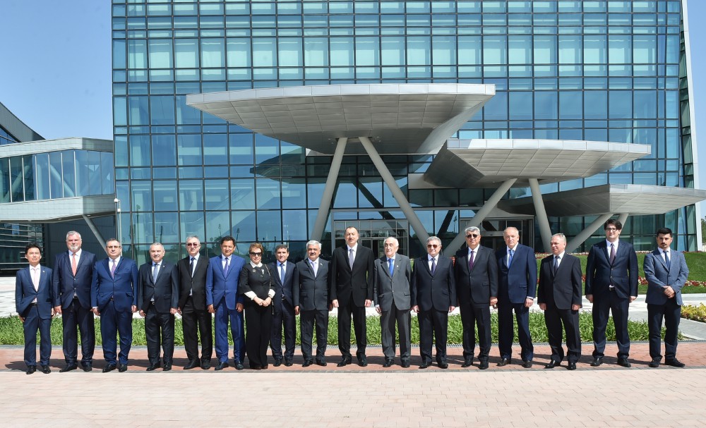 President Ilham Aliyev attends opening of State Oil Company’s new administrative building